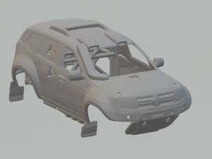 雷诺除尘器拉力赛越野赛 3D 打印模型