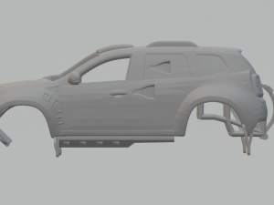 renault duster rally cross 3Dプリントモデル