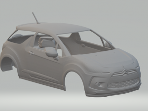 citroen ds3 Modèles 3D en vedette