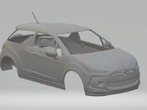 シトロエンDS3 3Dプリントモデル