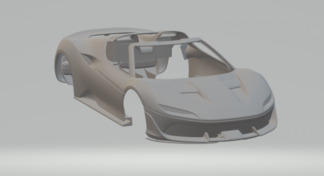 Ferrari j50 Modelo de Impressão 3D .c4d .max .obj .3ds .fbx .stl .blend 