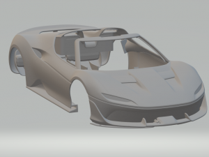 Ferrari j50 3Dプリントモデル