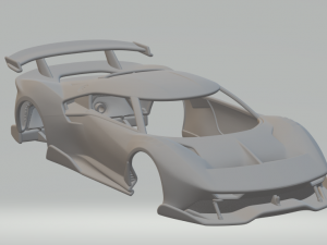 Ferrari p80c 3D Print Model