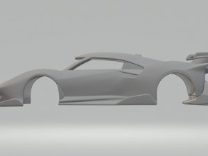 Ferrari p80c 3D Print Model