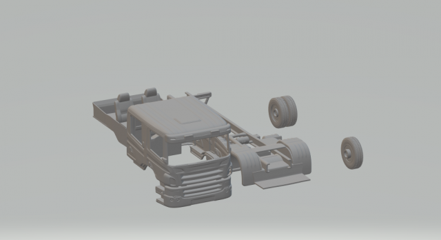 Scania crew cab Modèles 3D en vedette .c4d .max .obj .3ds .fbx .stl .blend 