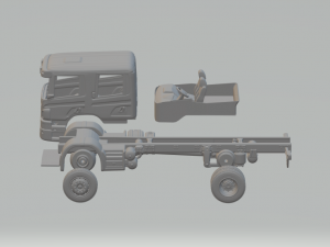 Scania crew cab Modèles 3D en vedette