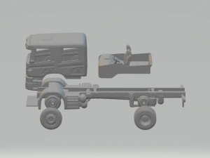 Scania crew cab 3D Print Model