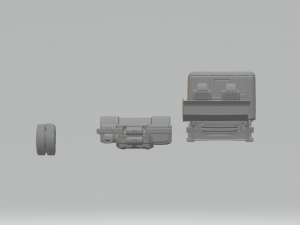Scania crew cab Modèles 3D en vedette