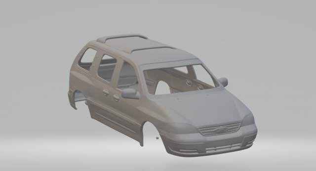 Ford-windstar 3D Print Model .c4d .max .obj .3ds .fbx .stl .blend 