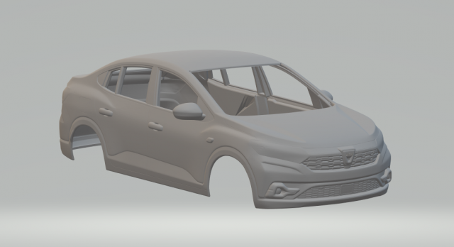 Dacia logan Modelo de impresión 3D .c4d .max .obj .3ds .fbx .stl .blend 