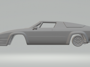 Lambo silhouette p300 Modèles 3D en vedette