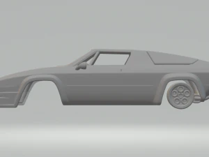 Lambo silhouette p300 3D Print Model