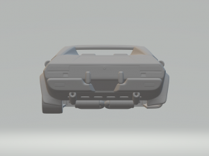 Lambo silhouette p300 Modèles 3D en vedette