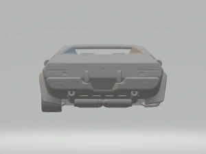 Lambo silhouette p300 3D Print Model