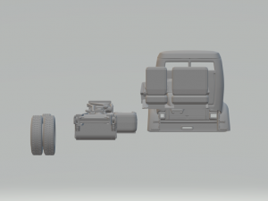 Mercedes benz 1113 kit 3D Baskı Modeli