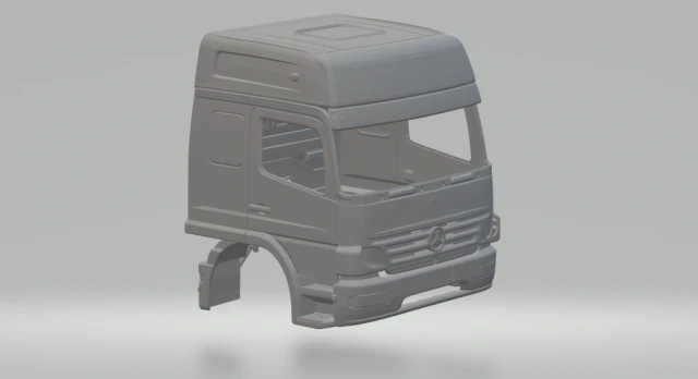 Mercedes benz sleeper 3D Print Model .c4d .max .obj .3ds .fbx .stl .blend 