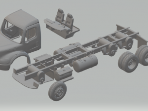 Freightliner M2 Model do druku 3D