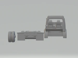 Freightliner M2 3D Print Model