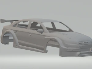 Audi rs 3 sedan lm race car btcc 3D Print Model