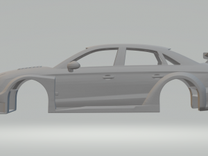 Audi rs 3 sedan lm race car btcc 3D Print Model