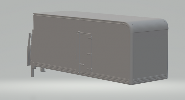 Box body trcuk 3D Принт Модель .c4d .max .obj .3ds .fbx .stl .blend 