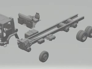 Ford Cargo 6x4 бр 3D Принт Модель