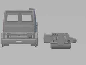 Fordcargo 6x4 br 3D Print Model
