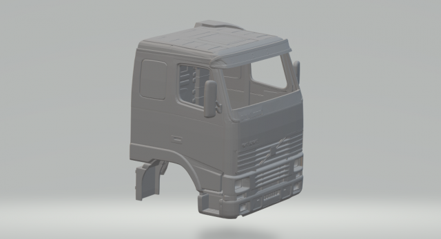 VOLVO FH12 1996 3D 프린트 모델 .c4d .max .obj .3ds .fbx .stl .blend 