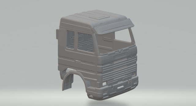 Scania 113h cab over Modello di stampa 3D .c4d .max .obj .3ds .fbx .stl .blend
