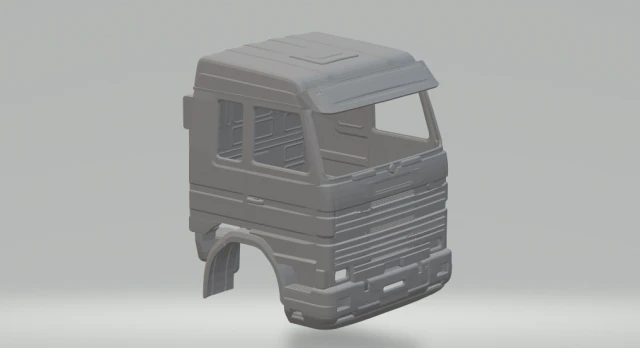 Scania 113h cab over 3D Print Model .c4d .max .obj .3ds .fbx .stl .blend 