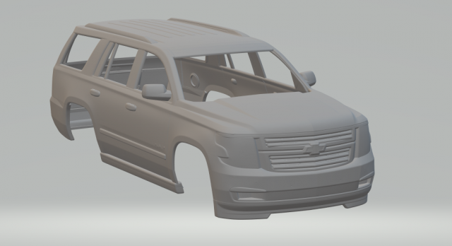 Chevrolet tahoe 2015 3D Print Model .c4d .max .obj .3ds .fbx .stl .blend 