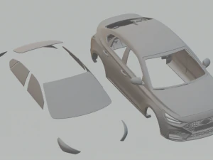 Hyundai i30 2021 3D Print Model