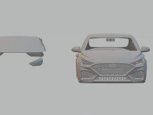 Hyundai i30 2021 3D Print Model