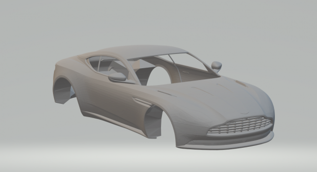 2017 Aston Martin DB11 3D Print Model .c4d .max .obj .3ds .fbx .stl .blend 