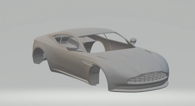 2017 Aston Martin DB11 3D Print Model .c4d .max .obj .3ds .fbx .stl .blend