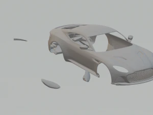 2019 Aston Martin DBS Superleggera 3D Print Model