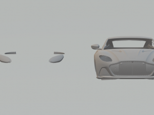 2019 Aston Martin DBS Superleggera Model do druku 3D