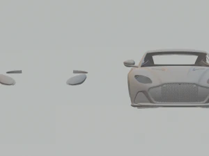 2019 Aston Martin DBS Superleggera 3D Print Model