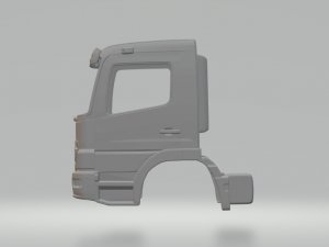 MERCEDES BENZ 1722 atego day cab Modello di stampa 3D