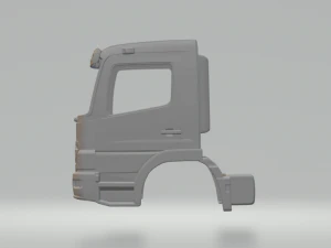 MERCEDES BENZ 1722 atego day cab 3D Print Model