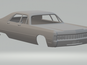 Chrysler imperial lebaron sedan 3Dプリントモデル