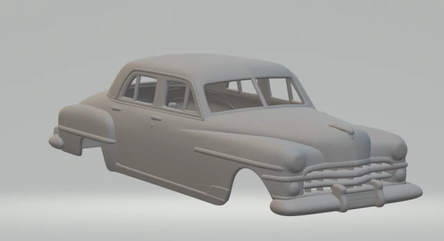 Chrysler new yorker sedan 50 3D Print Model .c4d .max .obj .3ds .fbx .stl .blend 