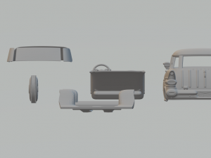 Pontiac Star Chief Custom Safari 57 3D Print Model