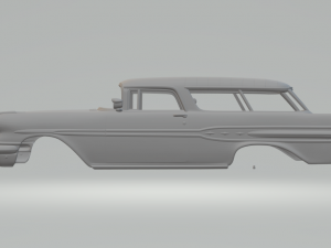 Pontiac Star Chief Custom Safari 57 3D 프린트 모델