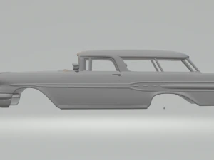 Pontiac Star Chief Custom Safari 57 3D printmodel