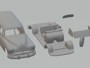 DOSTAWA PONTIAC STREAMLINER SEDAN 49 Model do druku 3D