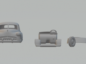 PONTIAC STREAMLINER SIX SEDAN DELIVERY 49 3D printmodel