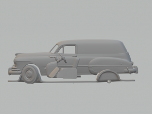 PONTIAC STREAMLINER SIX SEDAN DELIVERY 49 3D printmodel