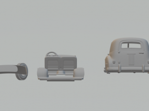 PONTIAC STREAMLINER SIX SEDAN DELIVERY 49 3D printmodel