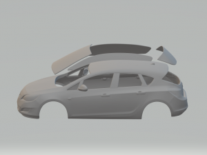 Astra hatch 5-doors 3D 프린트 모델